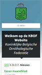 Mobile Screenshot of kbof.be